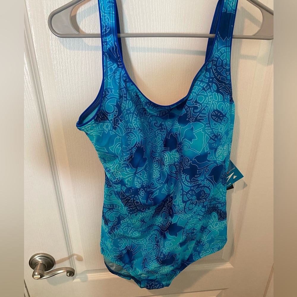 NWT womens Speedo Aquatic Fitness System 1 piece swimsuit